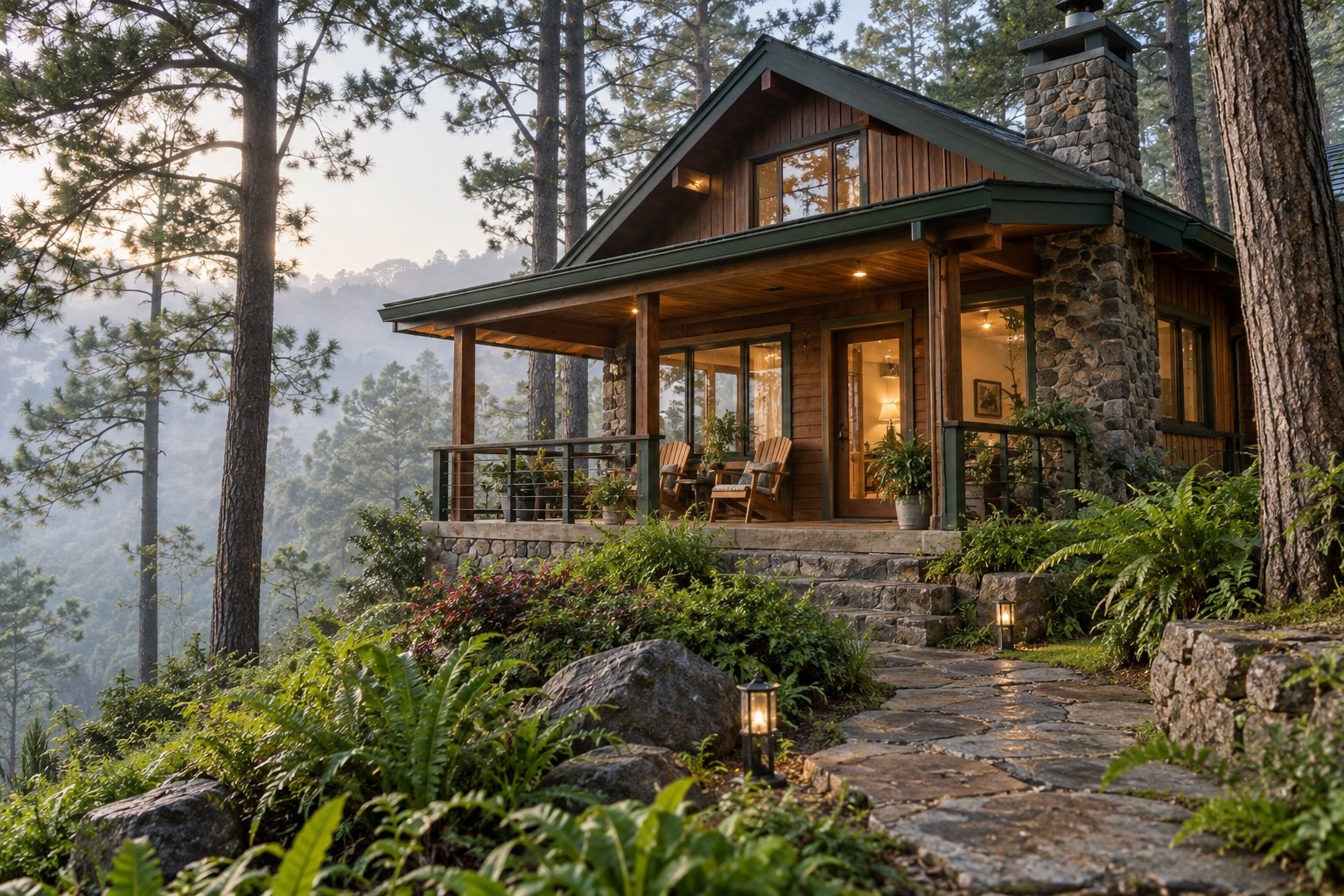 Pine & Porch Cabin — DEMO
